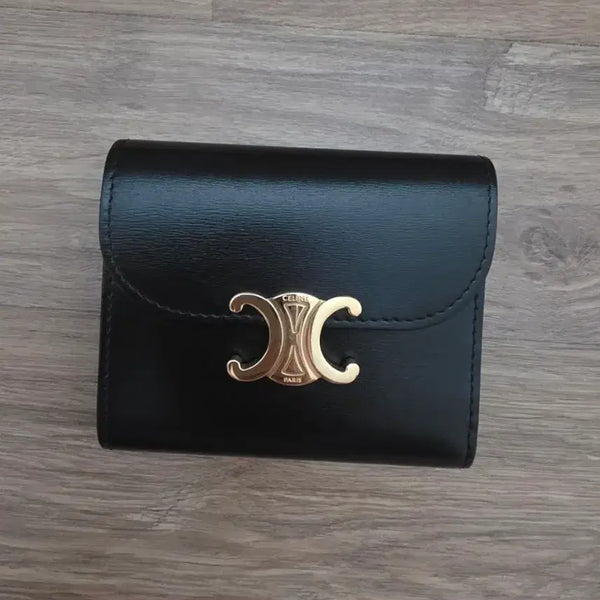 [BUNJANG] Celine Triomphe Wallet Black / 셀린느 트리옹프 블랙 지갑