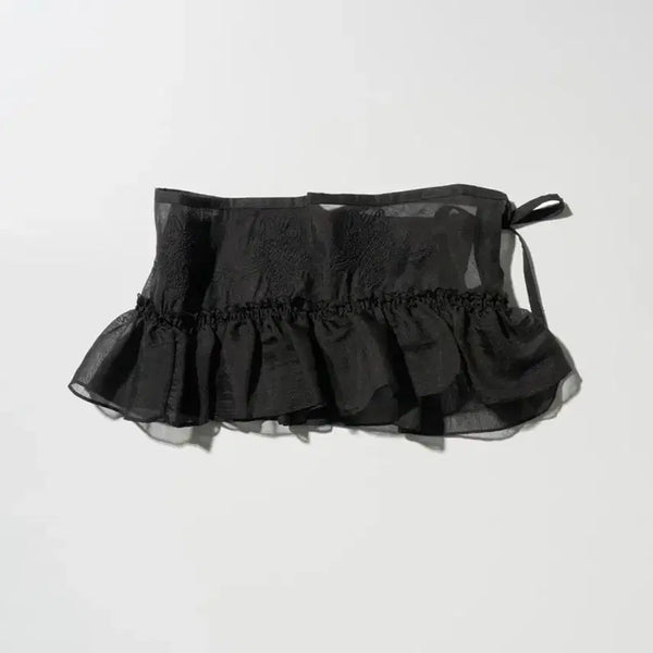 [BUNJANG] Sculptor Peekaboo Micro Sheer Skirt / 스컬프터 Peekaboo Micro Sheer Skirt