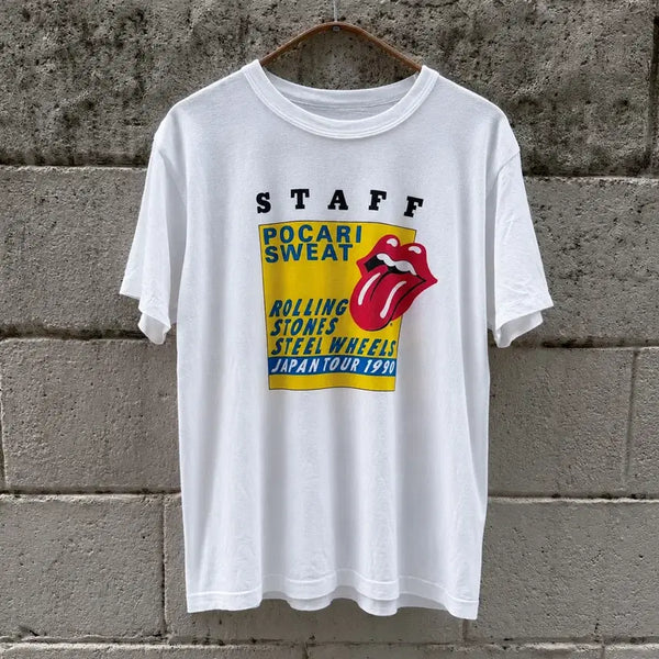 [BUNJANG] 90s Rolling Stones Japan Tour Staff T-Shirt (Size M) / 90s 롤링스톤즈 재팬투어 스태프 티셔츠