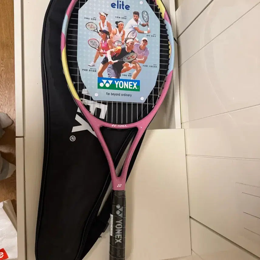 [BUNJANG] Yonex Isometric Elite Tennis Racket Pink / 요넥스 테니스 라켓 핑크