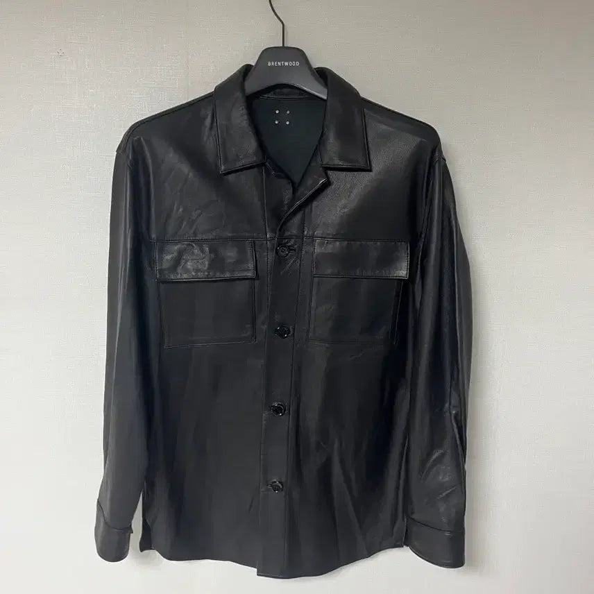 [BUNJANG] System Lambskin Shirt Jacket Size 95 / 시스템 램스킨 셔츠자켓 95사이즈