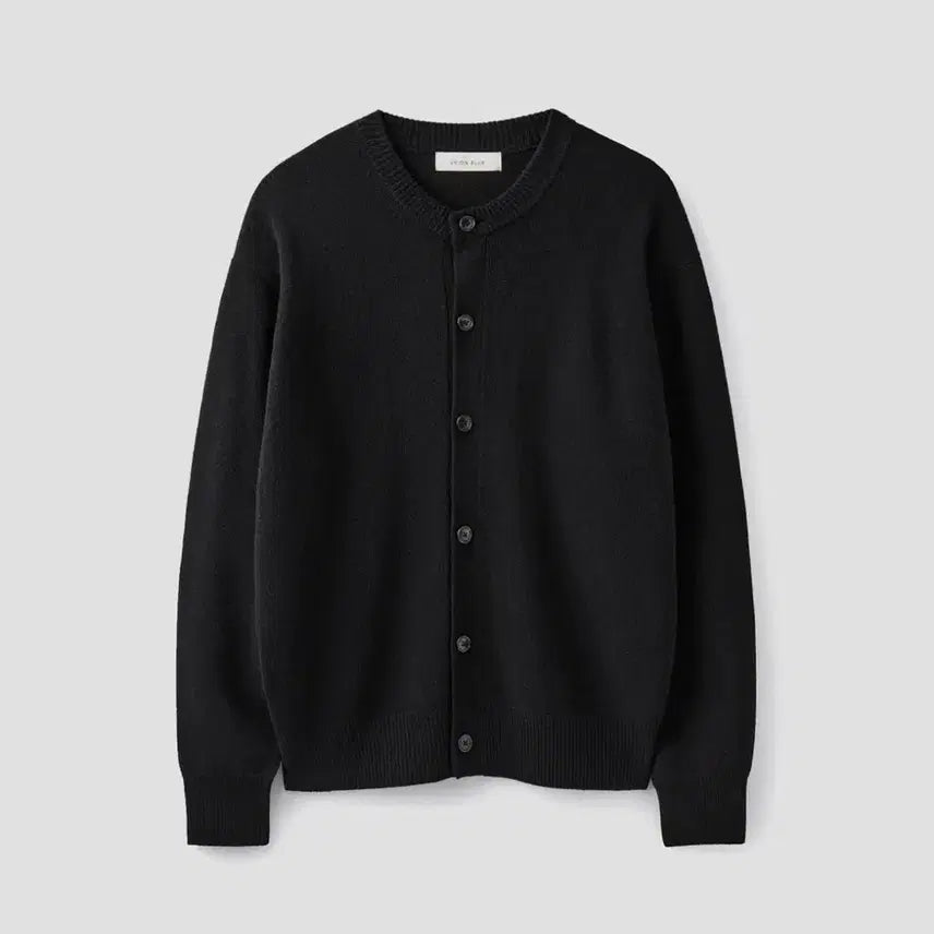 [BUNJANG] Union Blue Solid Crop Cardigan Black XL / (XL) 유니온블루 울 솔리드 크롭 가디건 블랙