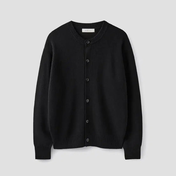 [BUNJANG] Union Blue Solid Crop Cardigan Black XL / (XL) 유니온블루 울 솔리드 크롭 가디건 블랙