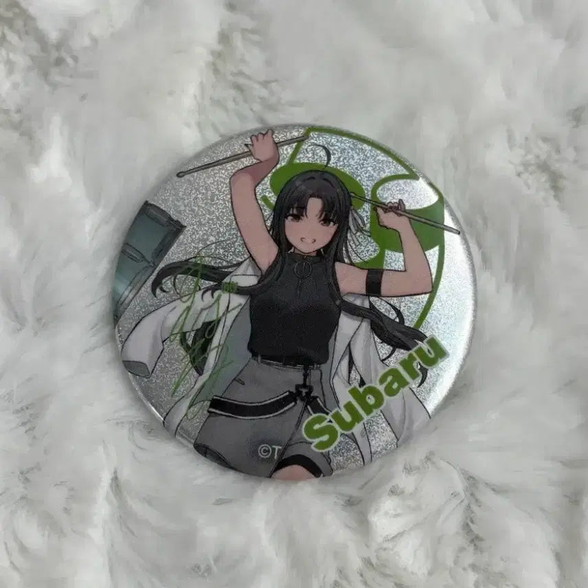 [BUNJANG] Girls Band Cry Awawa & Subaru 5th Anniversary Signed Can Badge / 걸즈밴드크라이 아와 스바루 5th 사인 캔뱃지