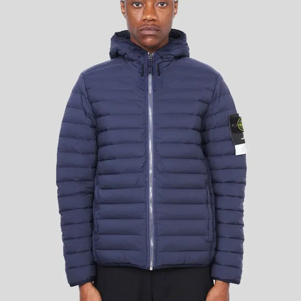 [BUNJANG] Stone Island Loom Woven Padded Jacket Navy Blue XXL / XXL)스톤아일랜드 룸우븐 패딩자켓 네이비블루