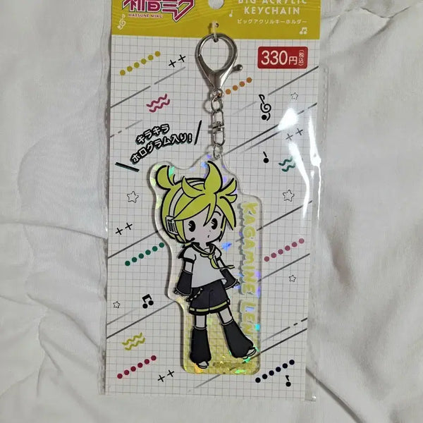 [BUNJANG] Kagamine Len Big Acrylic Keyring Hologram / 카가미네 렌 빅 아크릴 키링 홀로그램