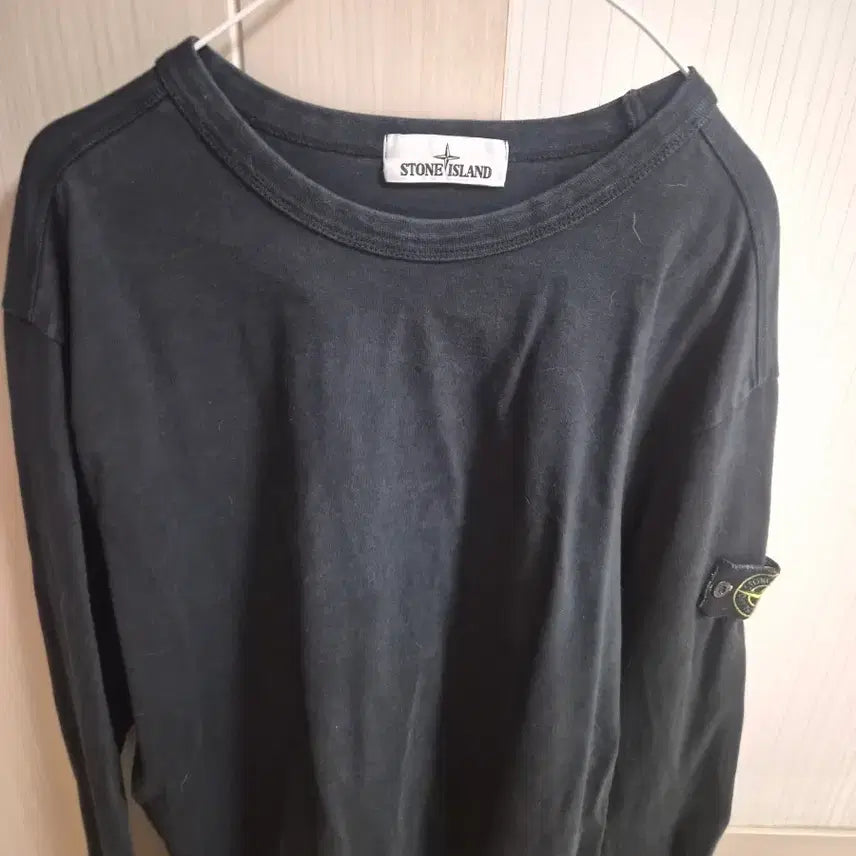 [BUNJANG] Stone Island Long Sleeve Black XL / 스톤아일랜드 롱슬리브 블랙 XL