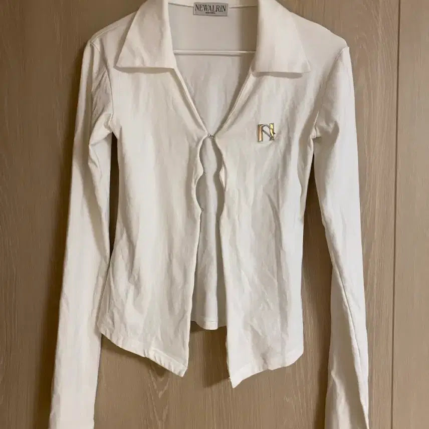 [BUNJANG] NEWALRIN White Jersey Shirt / 뉴얼린 화이트 저지상의