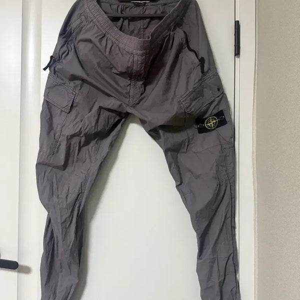 [BUNJANG] Stone Island Cargo Jogger Pants Grey / 스톤아일랜드 카고 조거팬츠