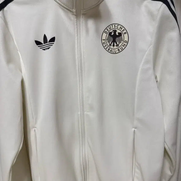 [BUNJANG] Adidas German Beckenbauer Track Top - Medium / 아디다스 독일 트랙탑 오프 화이트 m