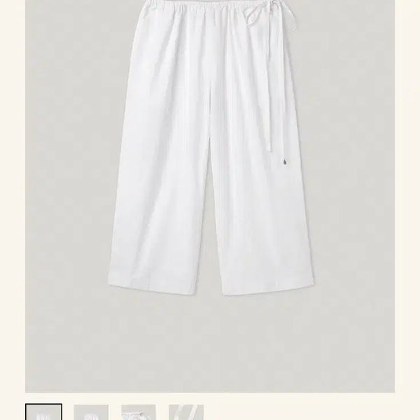 [BUNJANG] Smoothmood Baggy Drawstring Pants Ivory / [새상품] 스무드무드 배기 드로우스트링 팬츠 아이보리