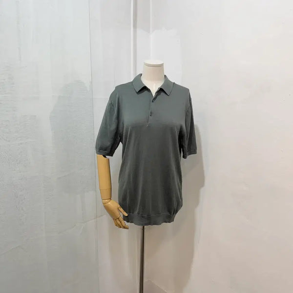 [BUNJANG] COS Half Sleeve Knit T-shirt / (M)코스 cos 카라 반팔니트 반팔티 4970
