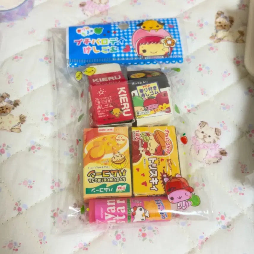 [BUNJANG] Japanese Vintage Miniature Eraser / 일본 고전 미니어처 지우개