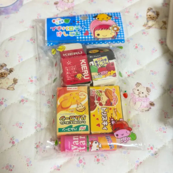 [BUNJANG] Japanese Vintage Miniature Eraser / 일본 고전 미니어처 지우개