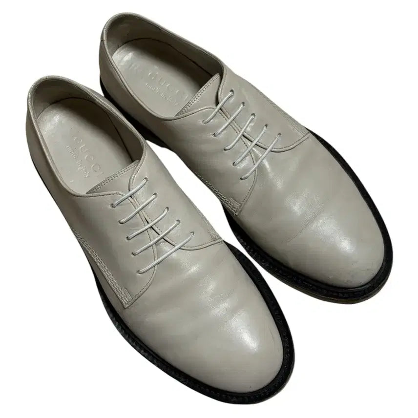 [BUNJANG] Gucci Cream Color Derby Shoes Size 9 / 구찌 크림컬러 더비 슈즈 9