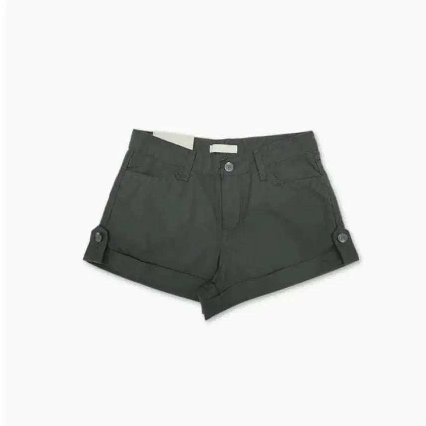 [BUNJANG] Roll-up Button Shorts / 롤업 반바지 버튼 쇼츠 숏팬츠
