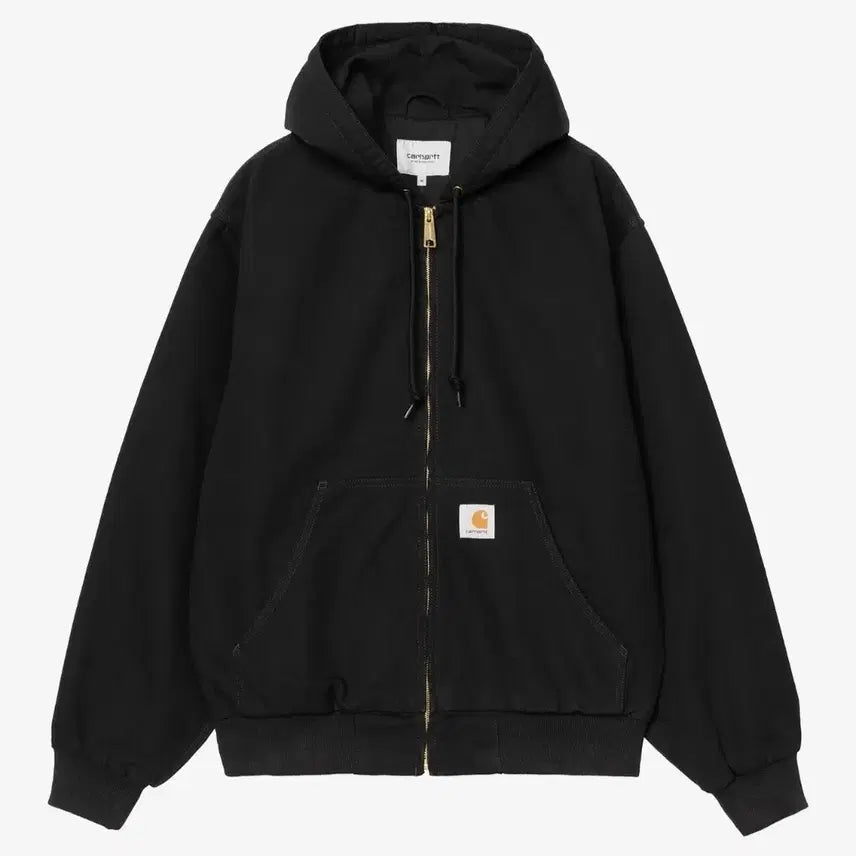 [BUNJANG] Carhartt WIP OG Active Jacket Black Rinsed L / 칼하트 WIP, OG 액티브 자켓 블랙 린스드, L 사이즈