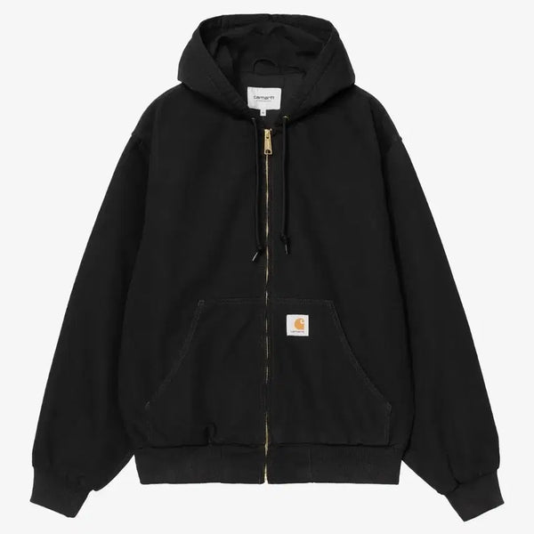 [BUNJANG] Carhartt WIP OG Active Jacket Black Rinsed L / 칼하트 WIP, OG 액티브 자켓 블랙 린스드, L 사이즈