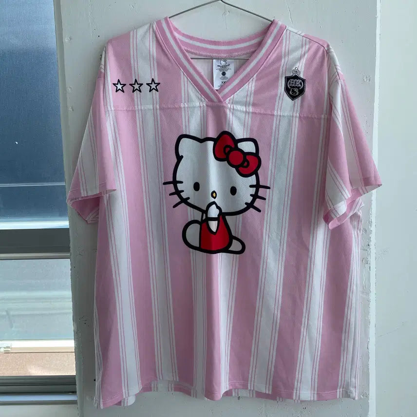 [BUNJANG] Sanrio Kitty Jersey Uniform XXL / (XXL) 산리오 키티 져지 유니폼