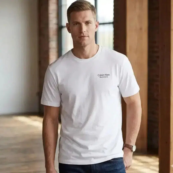 [BUNJANG] Calvin Klein T-Shirt Men's Size 100 / (무료배송)캘빈클라인 티셔츠 남 100