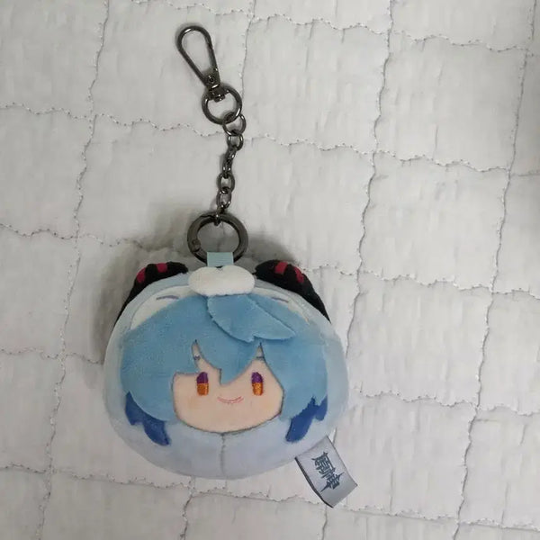 [BUNJANG] Genshin Impact Ganyu Teyvat Zoo Plush Keychain (Official Goods) / 원신 감우 티바트동물원 인형 키링 (공식 굿즈)
