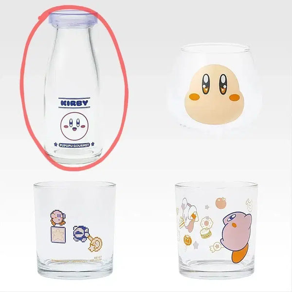 [BUNJANG] Kirby Ichiban Kuji Prize E Glass Bottle (Sealed) / [별의 커비] 이치방쿠지 E상 우유, 유리병 (미개봉)