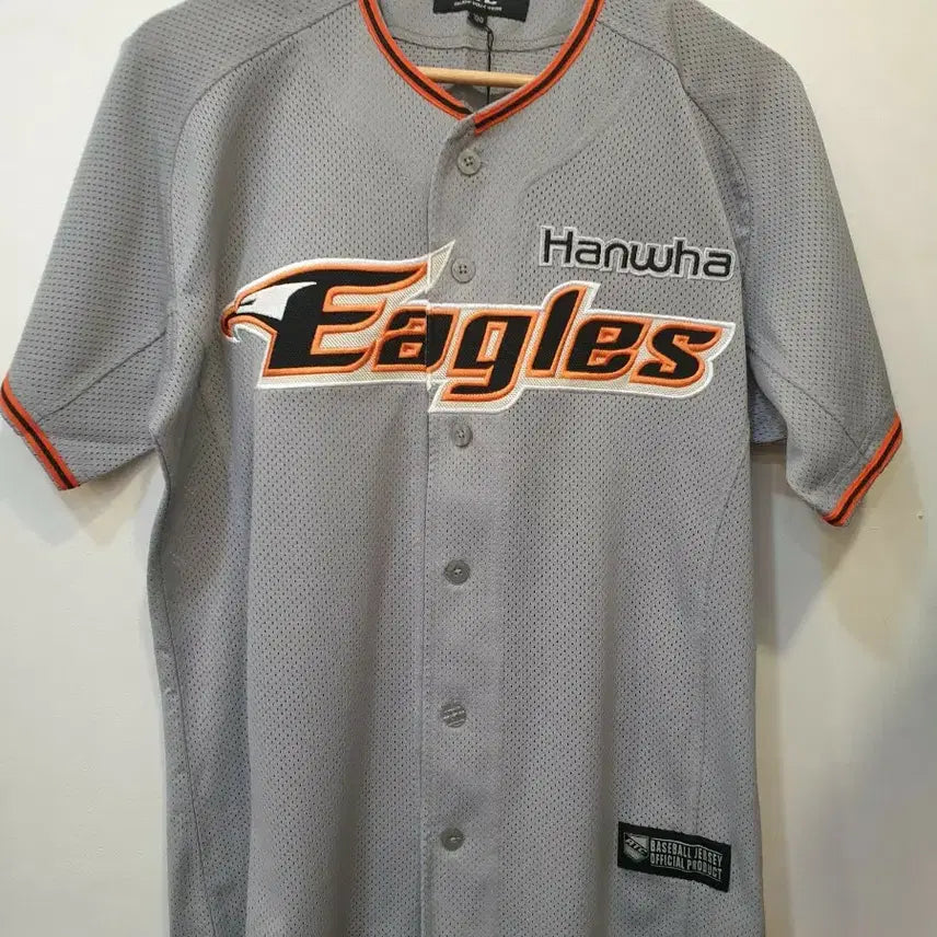 [BUNJANG] Hanwha Eagles Baseball Uniform (Size 100, New) / 한화이글스 야구 유니폼100(새상품)