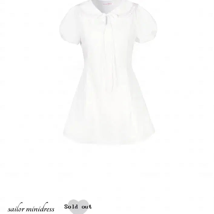 [BUNJANG] IDANG CLUB Sailor Mini Dress / 아이당클럽 세일러 미니드레스