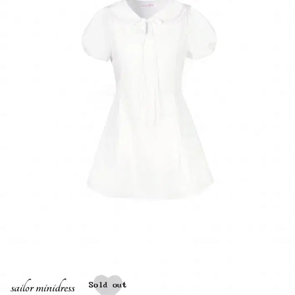 [BUNJANG] IDANG CLUB Sailor Mini Dress / 아이당클럽 세일러 미니드레스