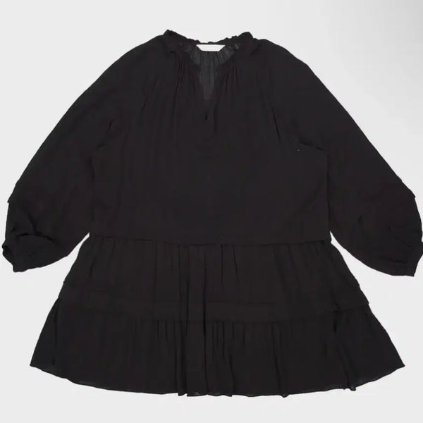 [BUNJANG] Ove.of Tunica Dress Black / 오브오브 ove.of 튜니카 원피스 블랙