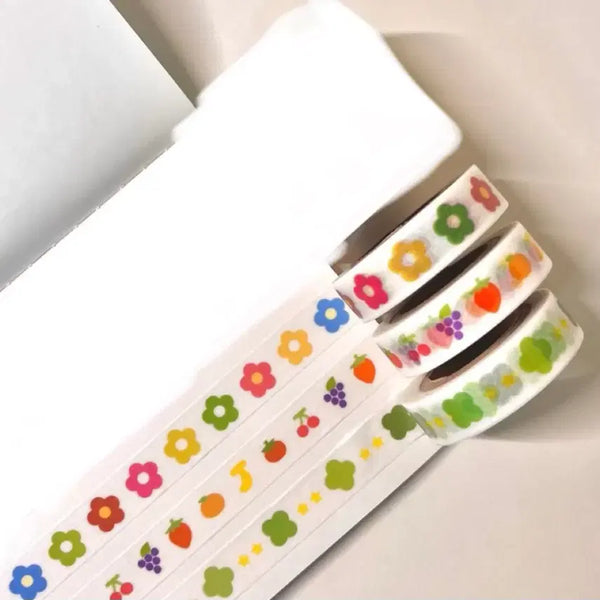 [BUNJANG] Bitter Form Pom Line Washi Tape Set (3 Types) / [3종set]비터폼폼 라인 마테
