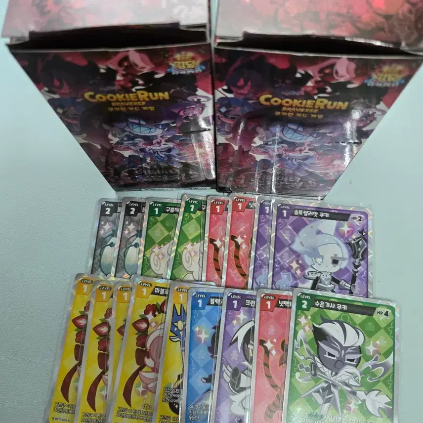 [BUNJANG] Cookie Run Bravers Card Set (Coupon & R Cards) / 쿠키런 브레이버스 카드 쿠폰&R카드, 일반카드 세트