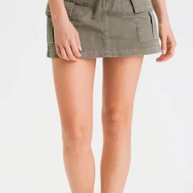 [BUNJANG] American Eagle Y2K Retro Washed Cargo Belt Skirt / 아메리칸이글 Y2K 레트로 카고 워싱 벨트 스커트