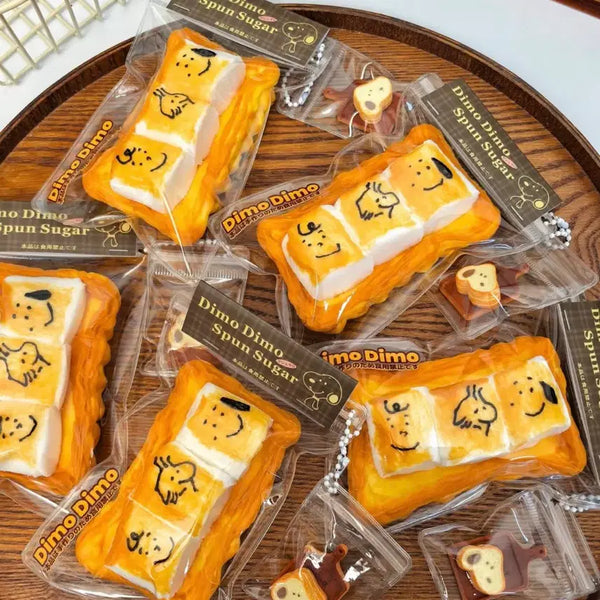 [BUNJANG] Dimodimo Snoopy Marshmallow Bread Squishy / dimodimo 디모디모 스누피 마시멜로우 빵 말랑이