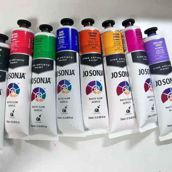 [BUNJANG] Josoa Matt Flow Acrylic Paint 8 Colors / 조소냐 매트플로우 아크릴물감 8컬러(개별/일괄 구매 가능)
