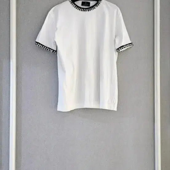 [BUNJANG] Lanvin Pearl Twisted Detail Short Sleeve T-Shirt / 랑방_ [size: 55]  넥펄꼬임 소재좋은 티셔츠