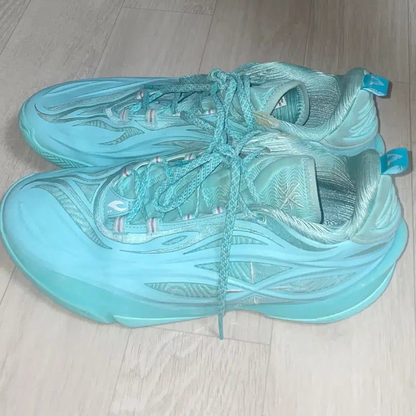 [BUNJANG] Wow 808 Ultra V2 Basketball Shoes Mint 280 / 와우 808 울트라5 v2 민트 280 상태 괜찮음