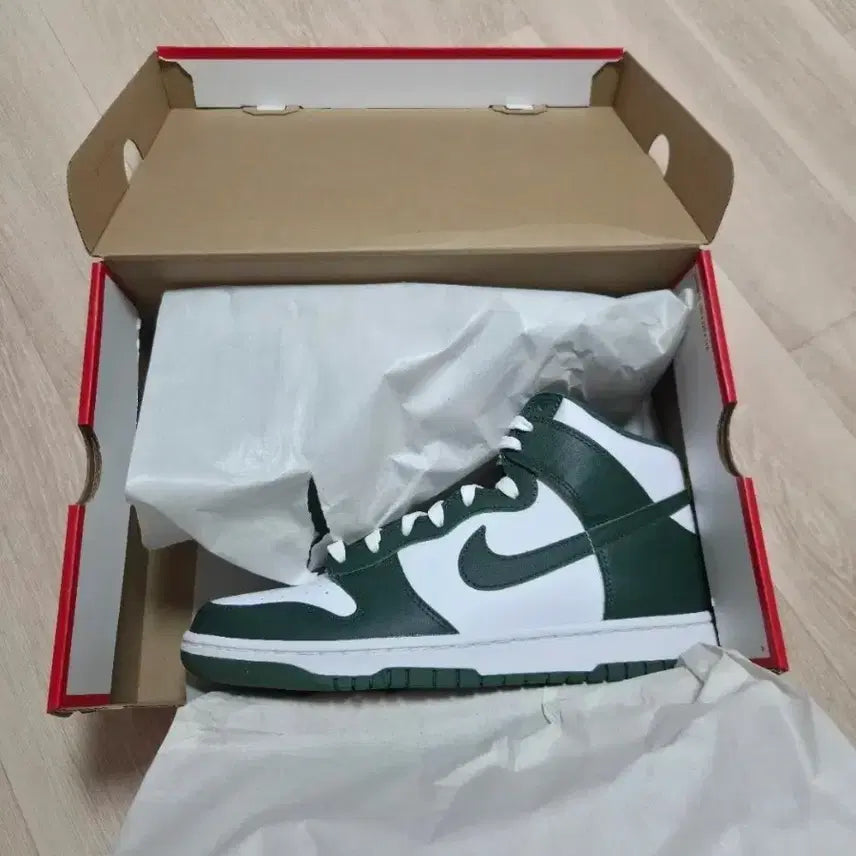 [BUNJANG] Nike Dunk High Retro Noble Green / 나이키 덩크 하이 레트로 노블 그린 275mm