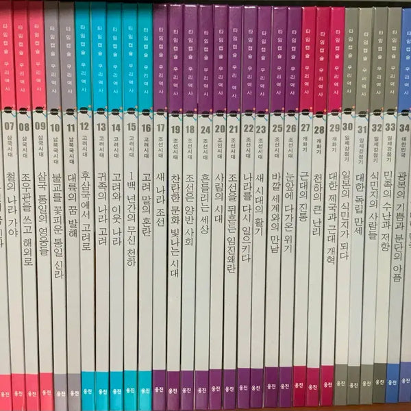 [BUNJANG] Woongjin Time Capsule Our History Complete Set (40 Volumes) / 웅진 타임캡슐 우리역사 40권 전권 전집