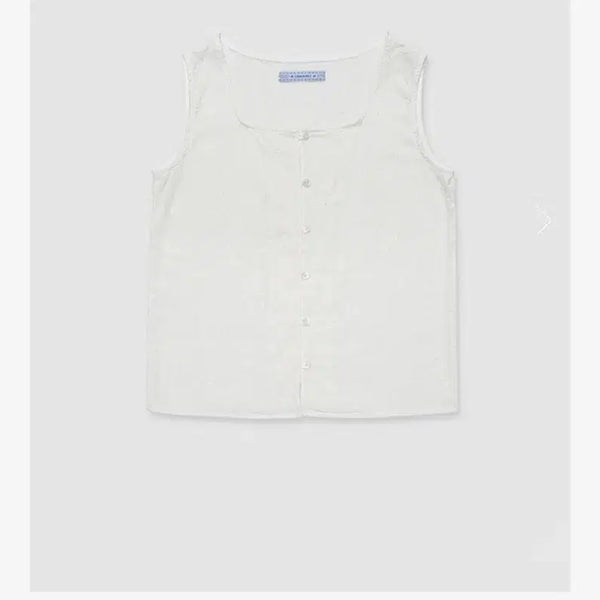 [BUNJANG] Urbanic 30 Vance Blouse White / 얼바닉30 바인즈 블라우스 화이트