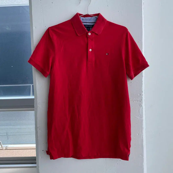 [BUNJANG] Tommy Hilfiger PK Collar T-Shirt / (M) 타미힐피거 PK 반팔 카라티
