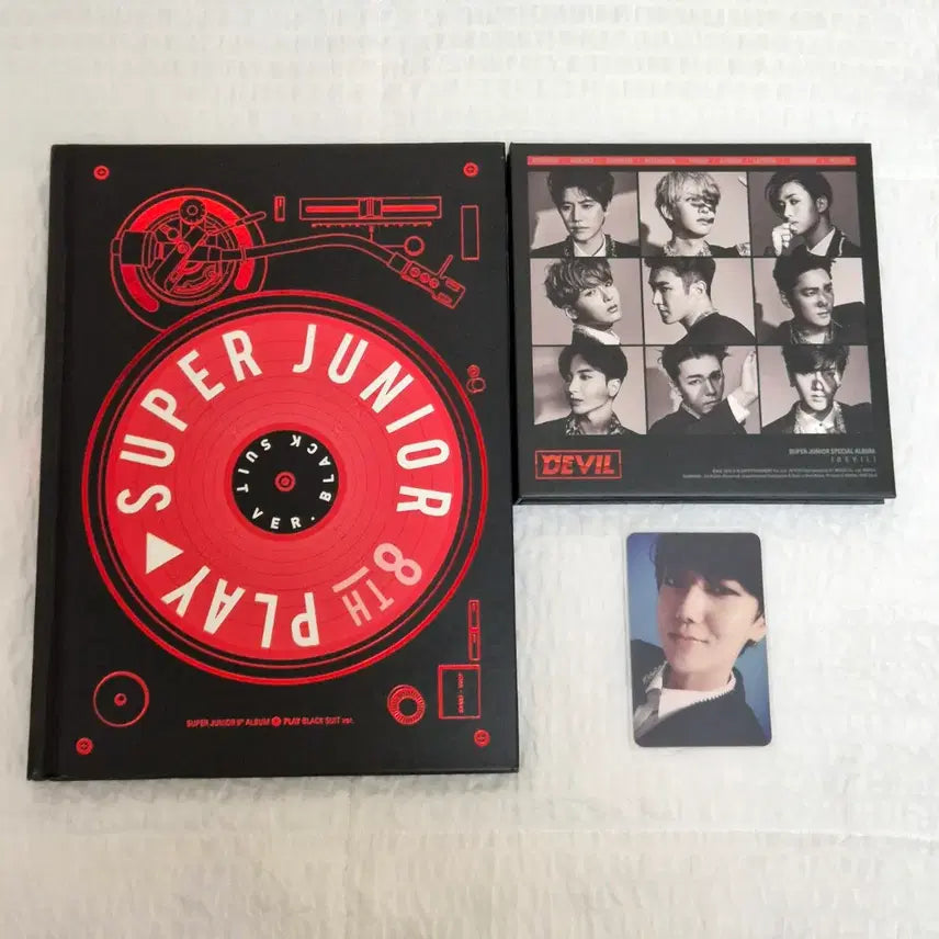 [BUNJANG] Super Junior Black Suit Yesung Photocard / 슈퍼주니어 블랙수트 데빌 앨범 예성 포카