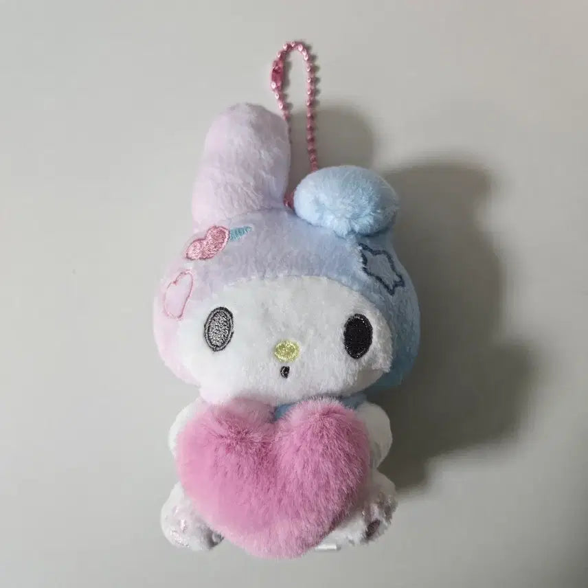[BUNJANG] Sanrio My Melody Doll Heart Keyring / 산리오 마이멜로디 인형 하트 키링