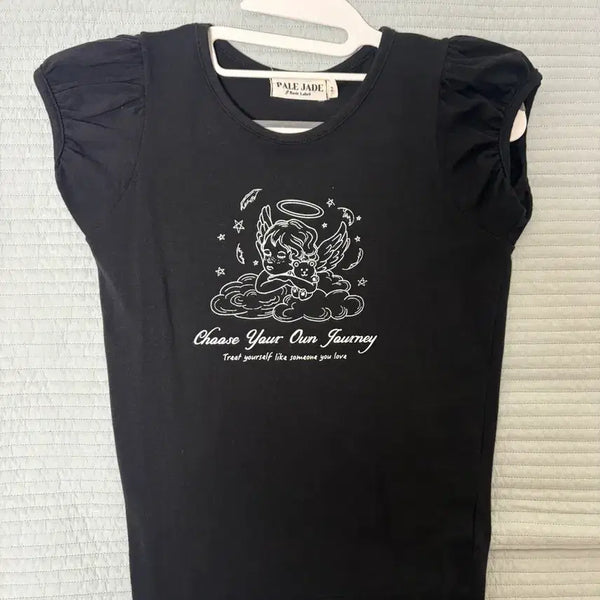 [BUNJANG] Faded Jade Angel T-Shirt Size 2 / 페일제이드 엔젤티2사이즈