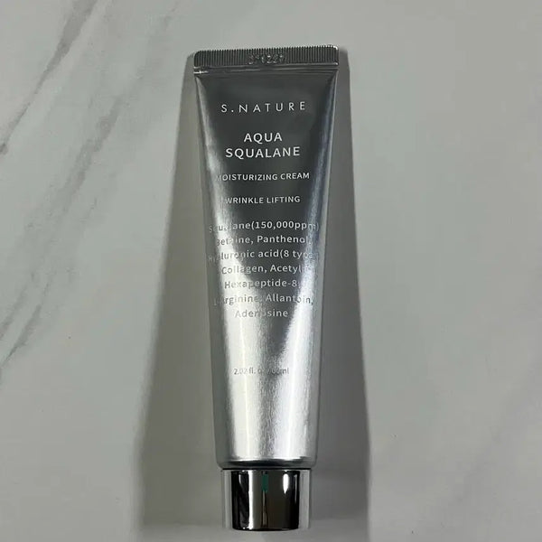 [BUNJANG] S.NATURE Aqua Squalane Moisturizing Cream / 에스네이처 수분크림  아쿠아 스쿠알란 모이스처라이징 (새상품)