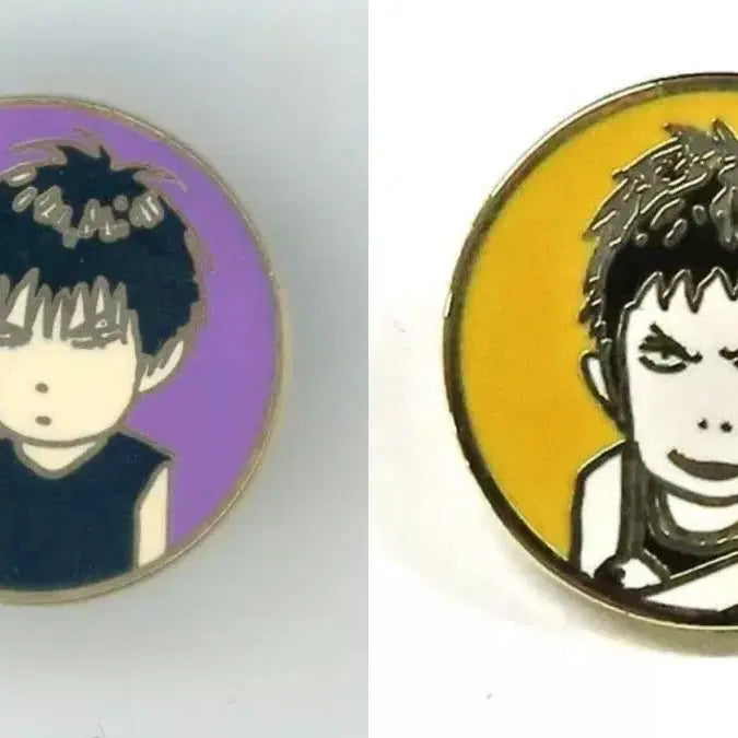 [BUNJANG] Slam Dunk Original Pin Badge Bundle - Seo Taewoong & Jeong Dae-man / [일괄] 슬램덩크 오리지널 핀뱃지 서태웅 정대만
