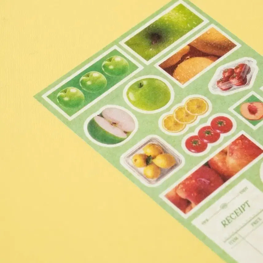 [BUNJANG] Daiso Fruit Market Fruit Masking Tape Stickers / 다이소 푸룻마켓 과일 마스킹지 스티커