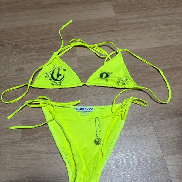 [BUNJANG] 604SERVICE Bikini Swimwear / 604SERVICE 604서비스 비키니 수영복 스윔웨어