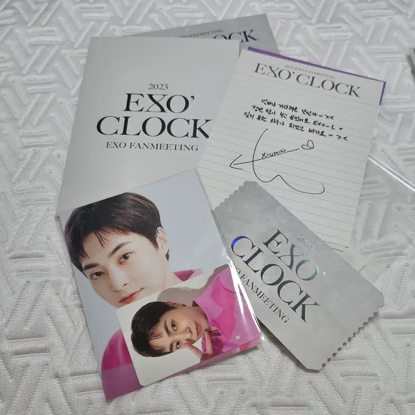[BUNJANG] Xiumin EXO 2023 Fan Meeting AR Ticket Set / 시우민 EXO 2023팬미팅 AR티켓세트