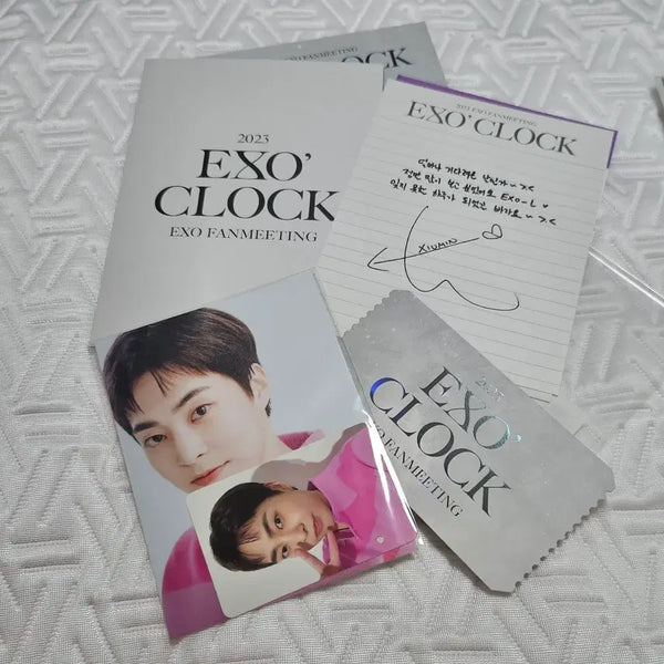[BUNJANG] Xiumin EXO 2023 Fan Meeting AR Ticket Set / 시우민 EXO 2023팬미팅 AR티켓세트